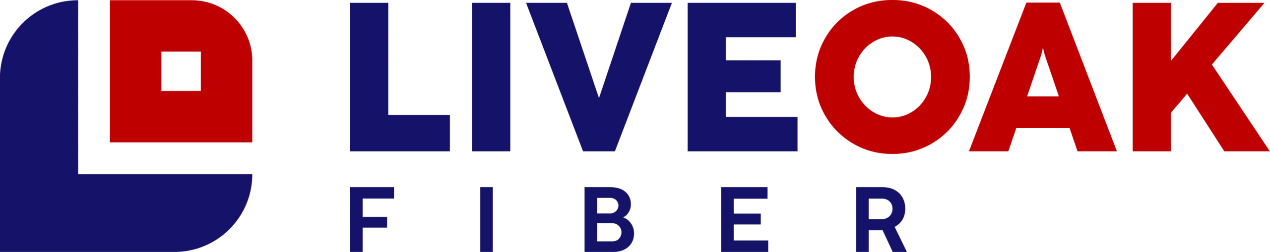 LiveOak Fiber company logo